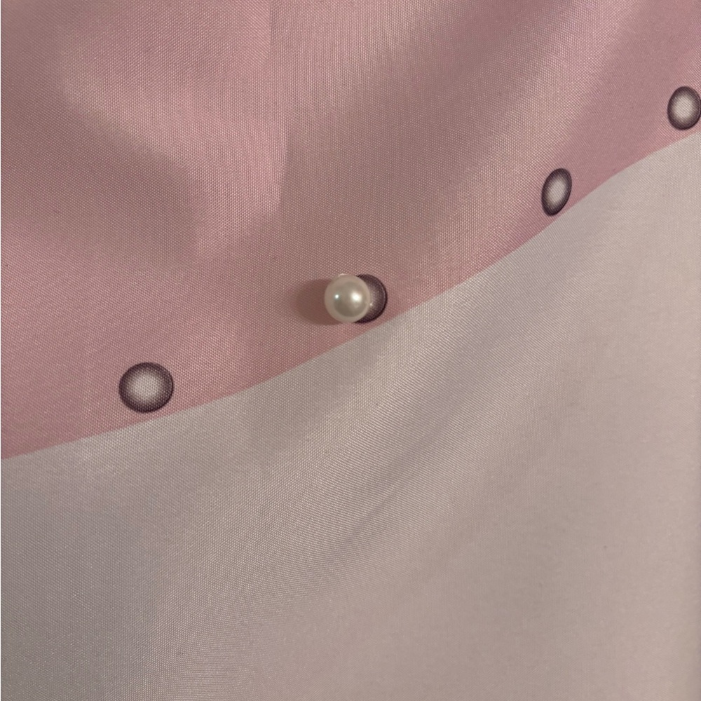 Elegant Fashion Shower Curtain - Pink and Black - Picture 6 of 9